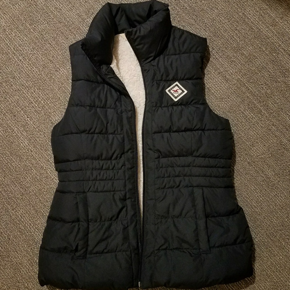 Hollister Sherpa Lined Vest
